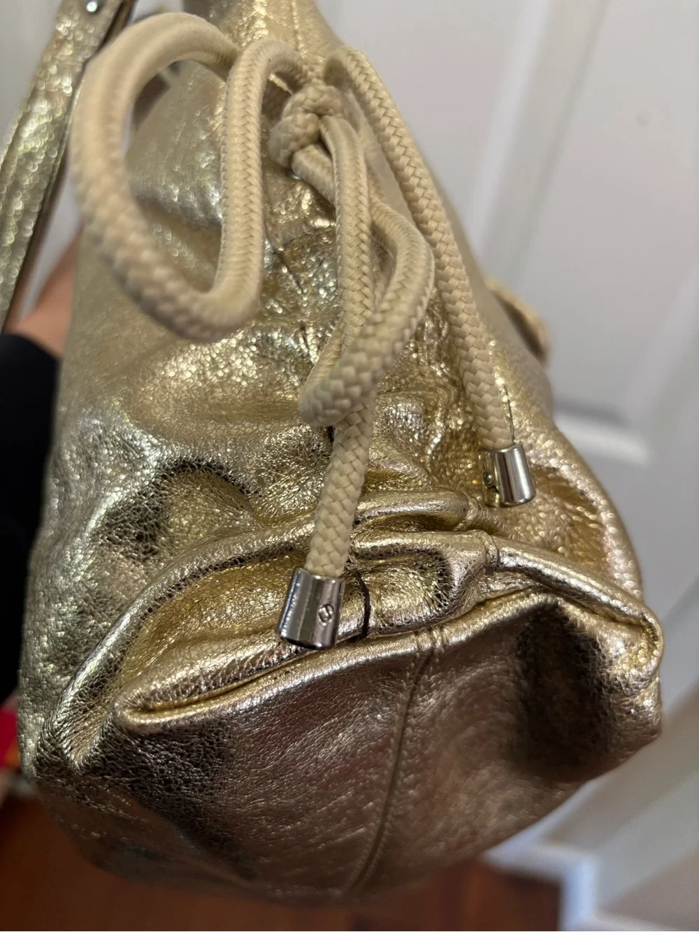 Coach Poppy G1069-16050 LIMITED EDITION Metallic Gold Star Spotlight Tote NWOT - Picture 12 of 16